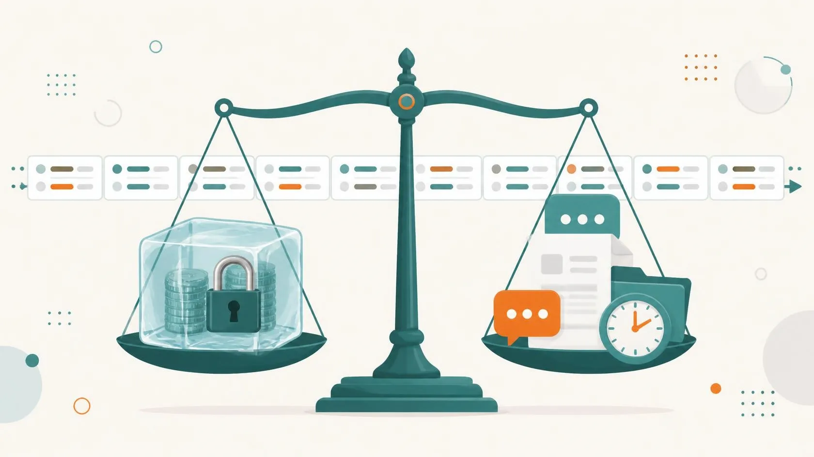 Frozen funds, collected evidence and an audit trail used to resolve a marketplace dispute fairly