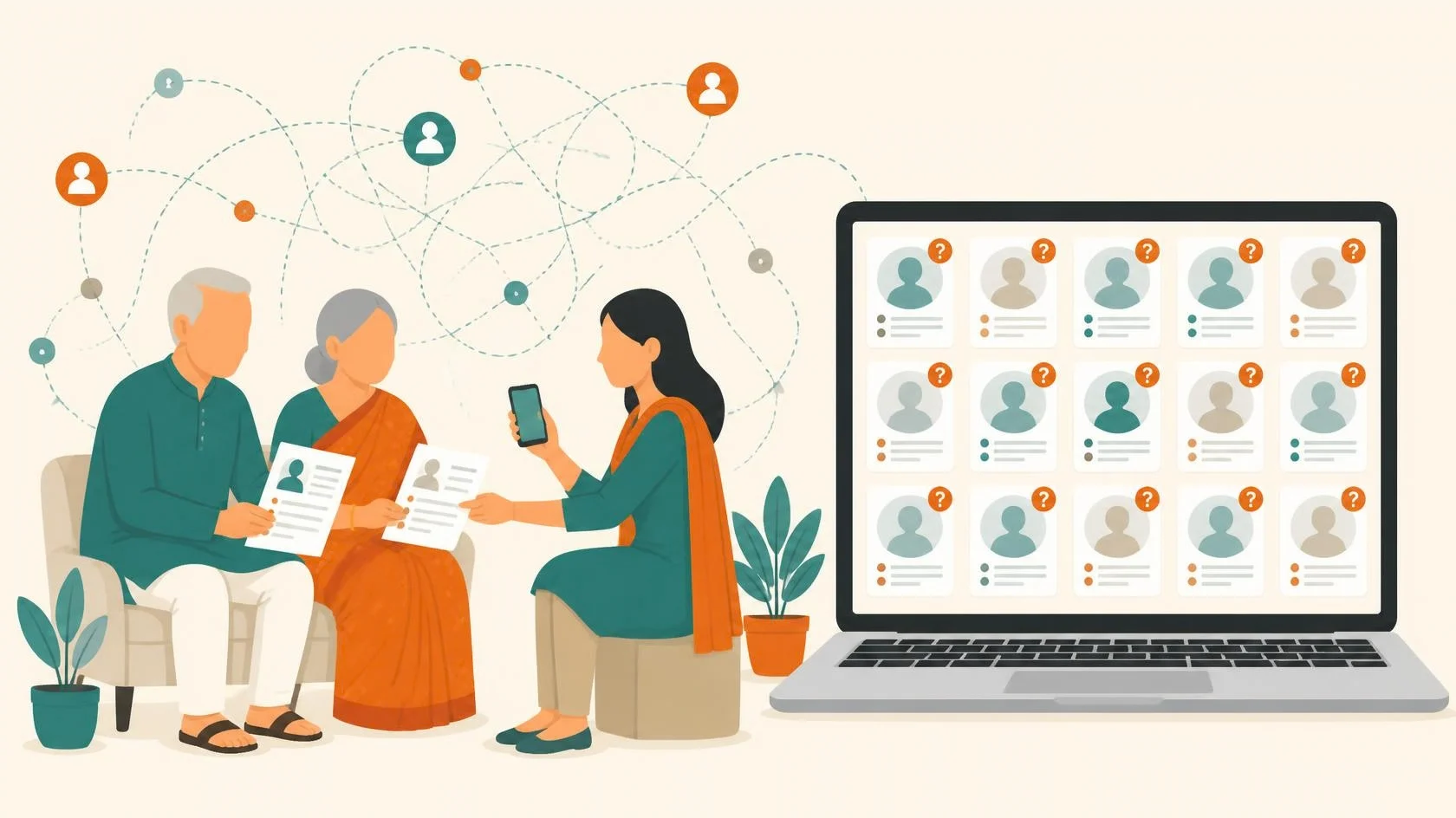 Families searching for matches through relatives, word of mouth and generic matrimony sites that don't fit the community