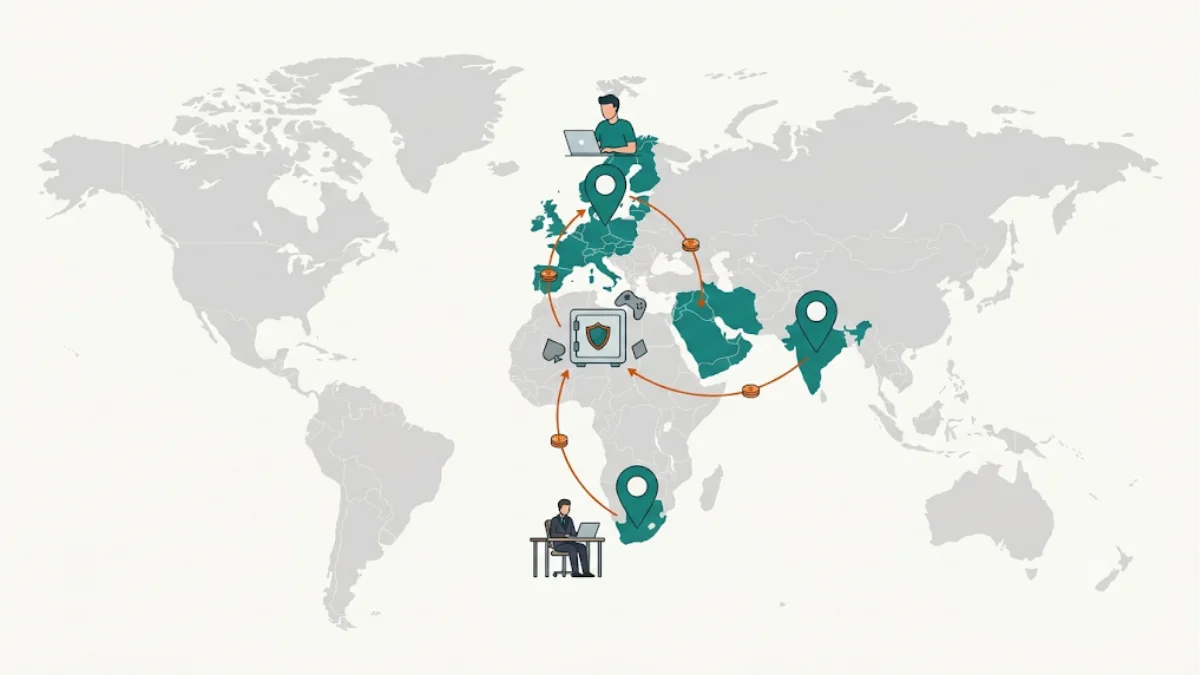 Escrow payments connecting freelancers and gaming companies across Europe, the Middle East, Africa and India